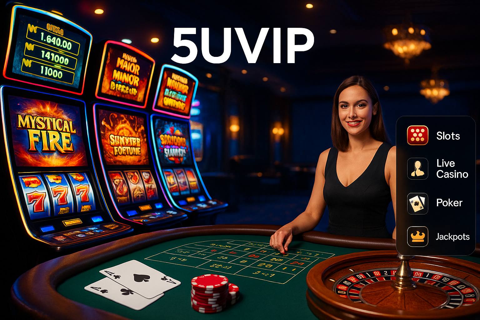 Jogos de cassino online 5UVIP