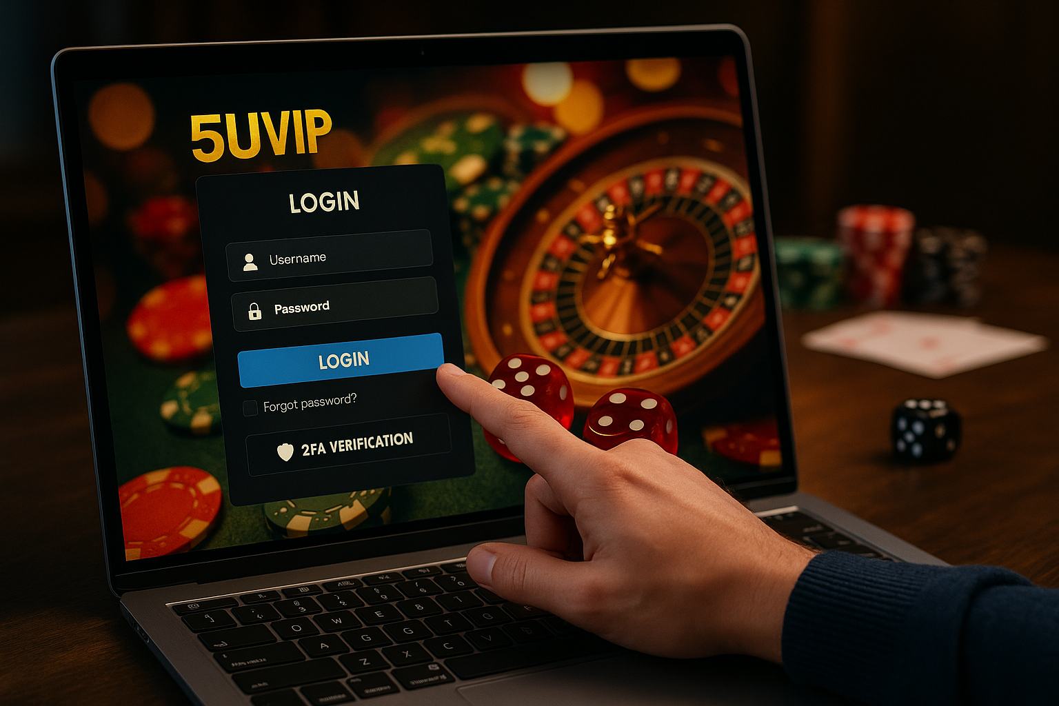 Login no Cassino 5UVIP